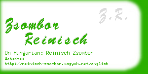 zsombor reinisch business card